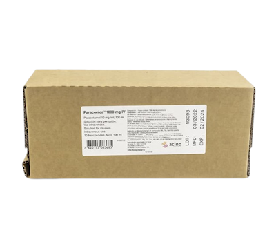PARACONICA INTRAVENOSO INYECTABLE 1000 MG