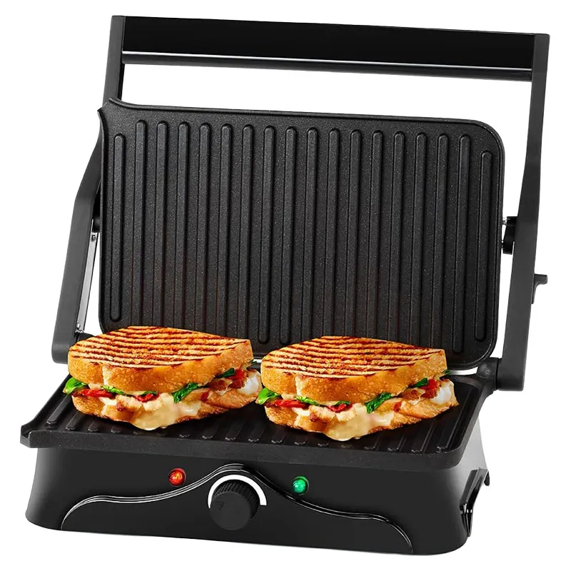 Plancha para panini 1200 W negra Holstein Housewares
