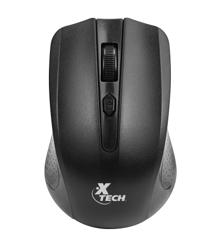 Mouse Óptico Inalámbrico De 4 Botones Color Negro Galos Xtech