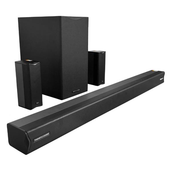 Barra de Sonido y Parlantes Thonet & Vander Rein GEN 2 5.1 230W RMS / HDMI ARC / Optico / AUX Bluetooth – Negro