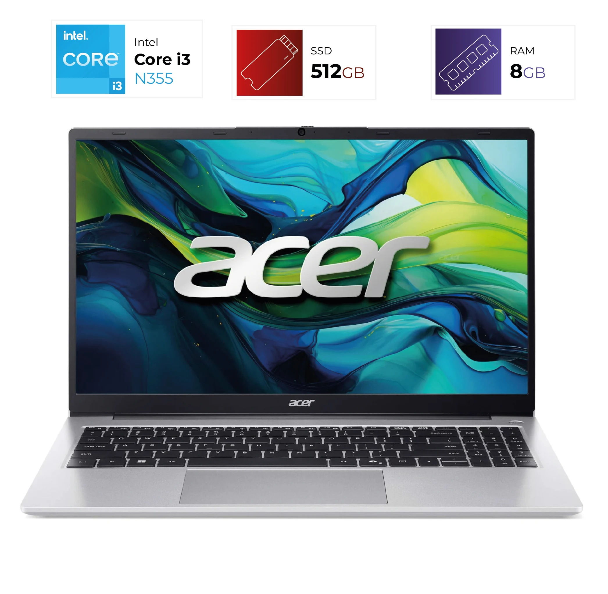 Acer Aspire Lite – Intel Core 3 N355 – 8GB – 512GB