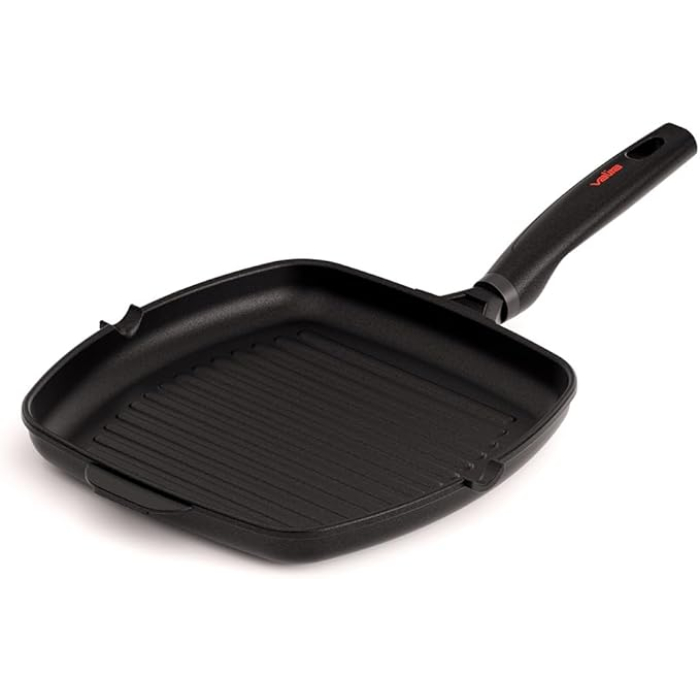 SARTEN GRILL P/INDUCCION CUADRADO 26X26 VALIRA