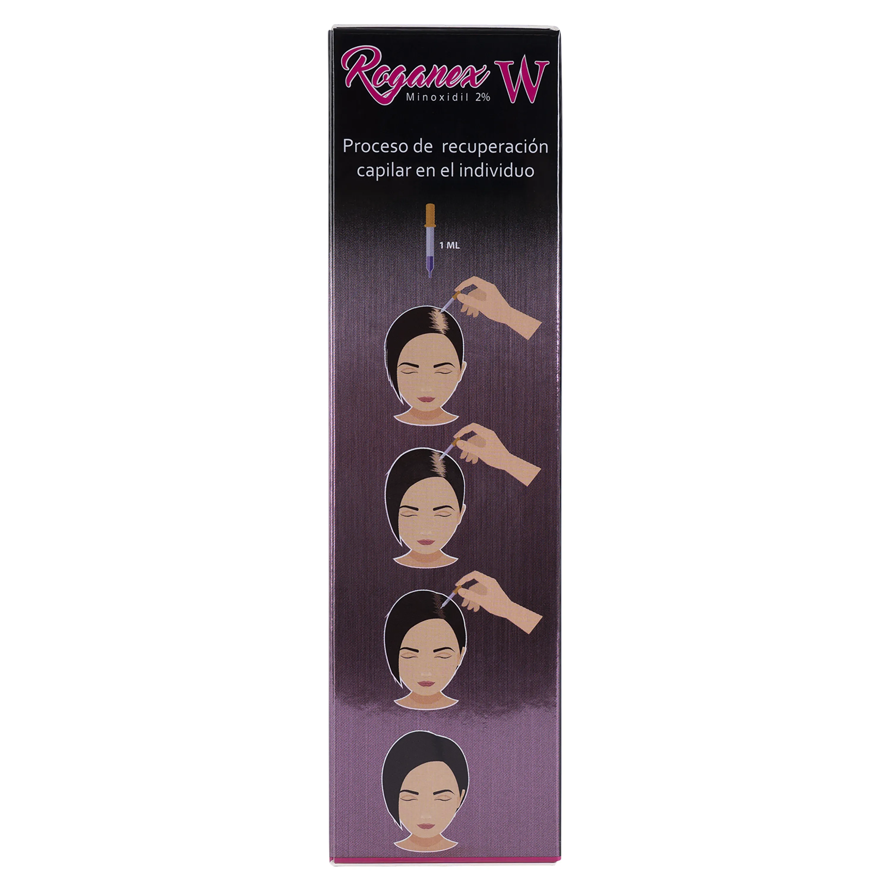 Minoxidil 2% Roganex W 2% Biopharma estimulante para crecimiento capilar 60 ml