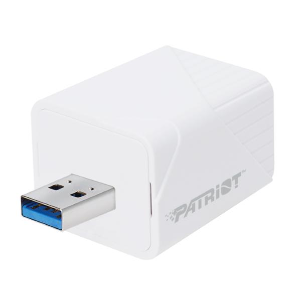 Memoria USB 256GB Patriot Iluxe Cube 3.2 GEN 1 USB-A – Blanco