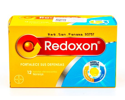 Redoxon con zinc vitamina C 12 tabletas