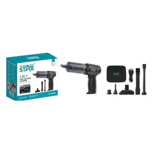 Aspiradora Para Auto Winning Star ST-5048 3 En 1 Negro