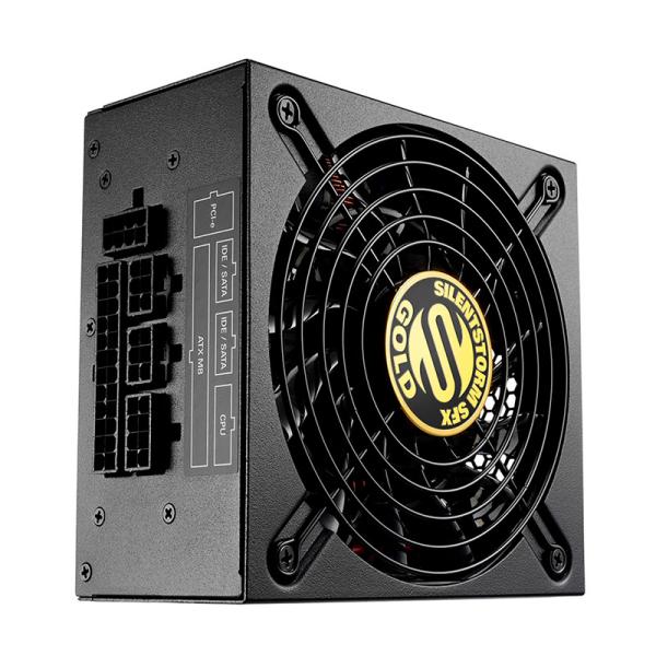 Fuente de Poder Sharkoon Silent Storm SFX 500 Gold 500W 80 Plus Gold Semimodular SFX – Negro