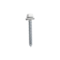 Tornillo Techo Punta Corriente Blanco 1/4 X 2" 100 Unidades