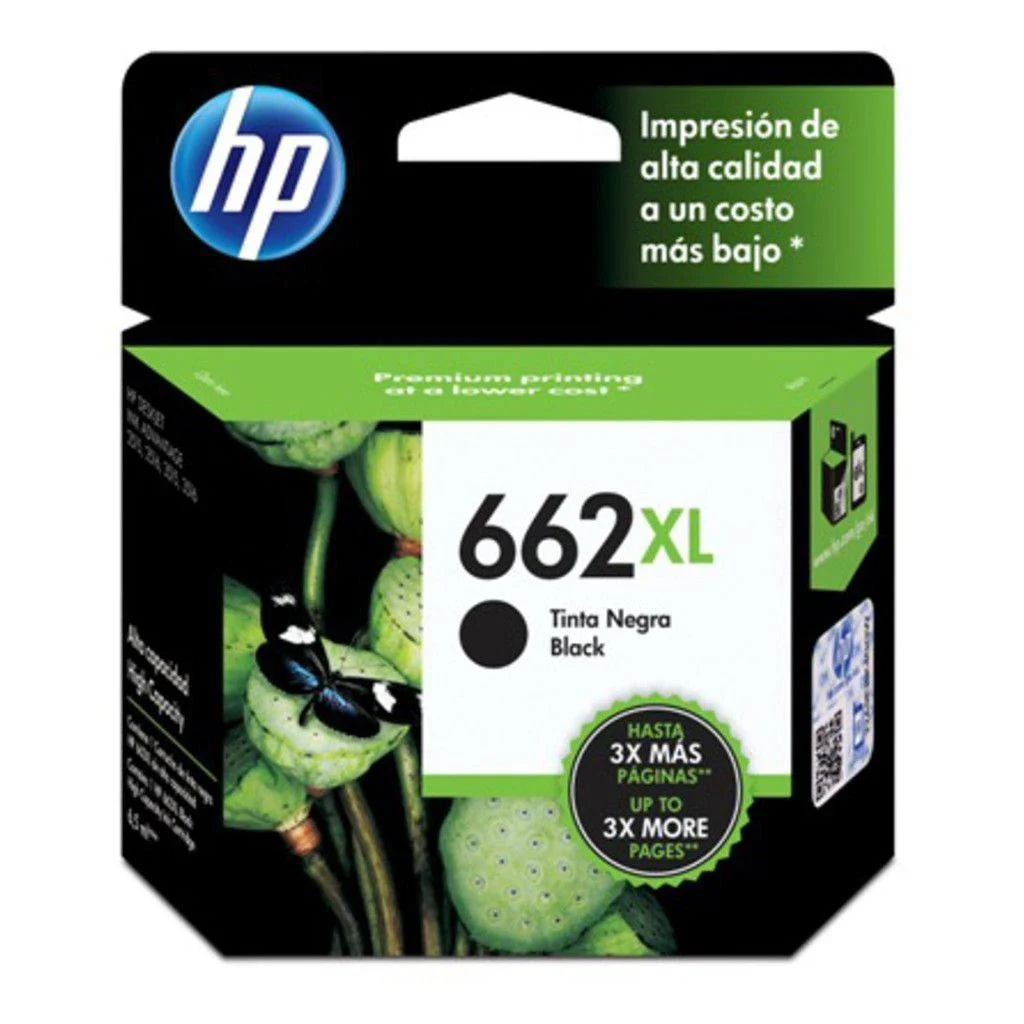 Cartucho HP 662Xl negro