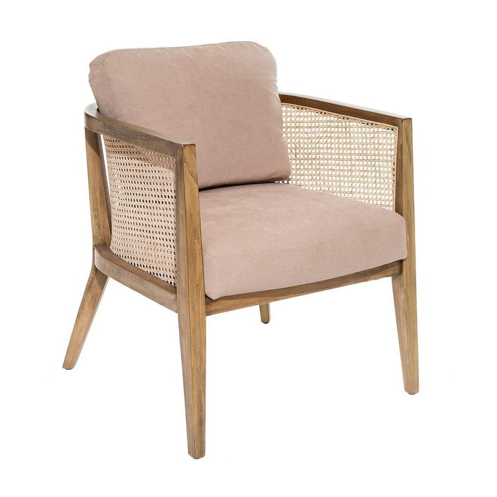 Sillon para exterior de madera 78x69 cm taupe canage