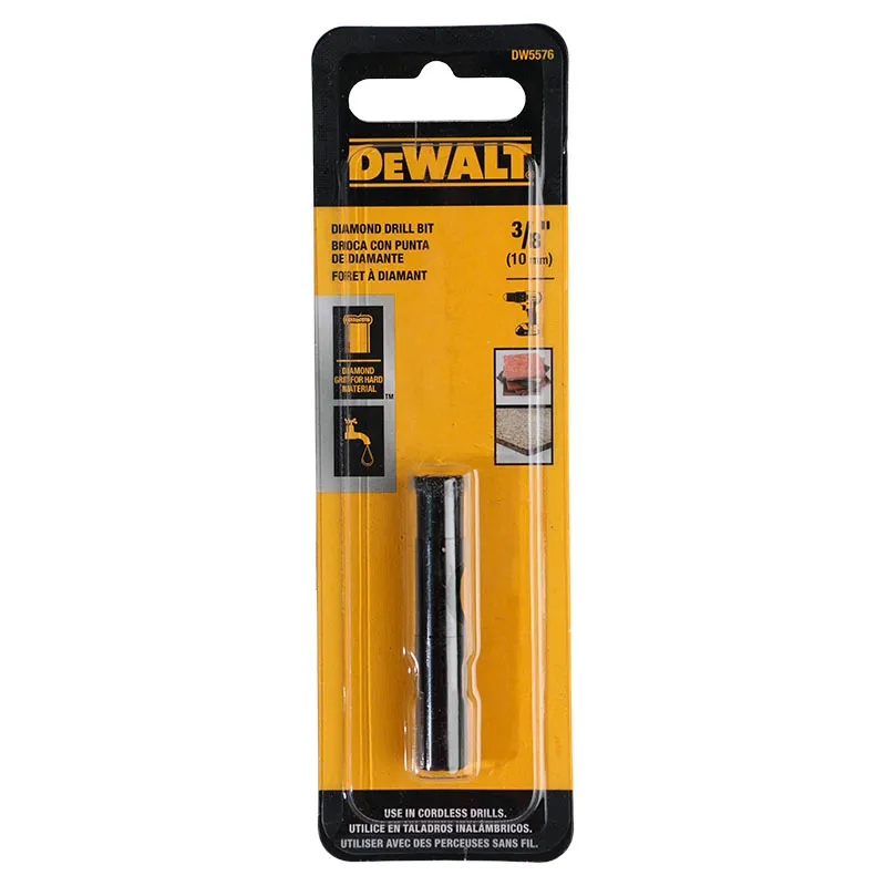 Broca para porcelanato, mármol y granito diamante 3/8 " dewalt