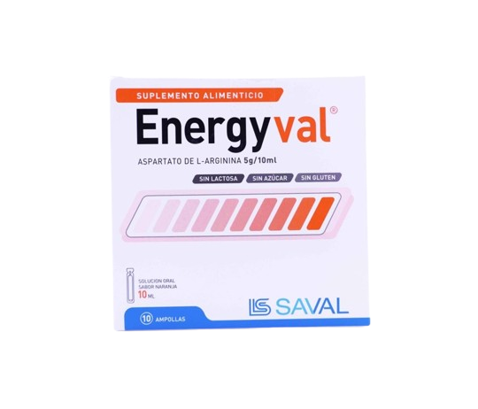 SAVAL ENERGYVAL SOLUCIÓN ORAL 10 AMPOLLAS