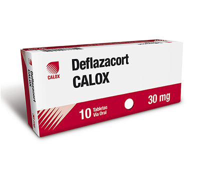 DEFLAZACORT CALOX 30 MG TABLETAS VIA ORAL