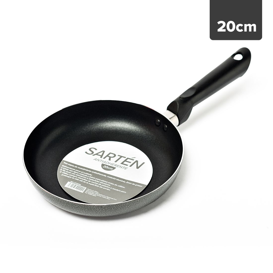 Sartén antiadherente aluminio 20cm