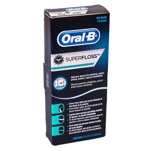HILO DENTAL ORAL-B SUPER FLOSS 50 UND