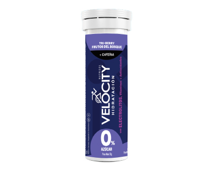 Velocity Frutos rojos x10 Tabletas efervescentes