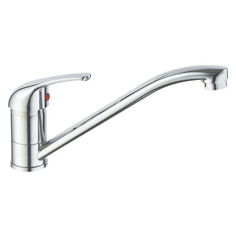 Grifo para cocina monomando cuello bajo fiorella cromado