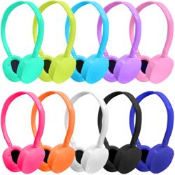 Ladont Kids Bulk Headphones for Classroom School 10 Pack, Durab