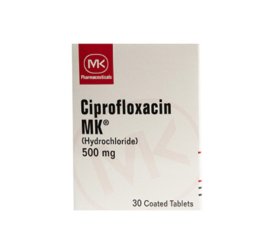 CIPROFLOXACINA MCK 500 MG TABLETAS VÍA ORAL