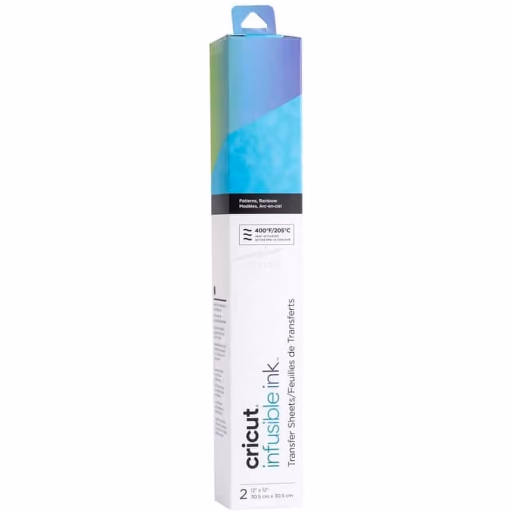 CRICUT HOJA DE TRANSFERENCIA INFUSUBLE INK – RAINBOW – 2 HOJAS