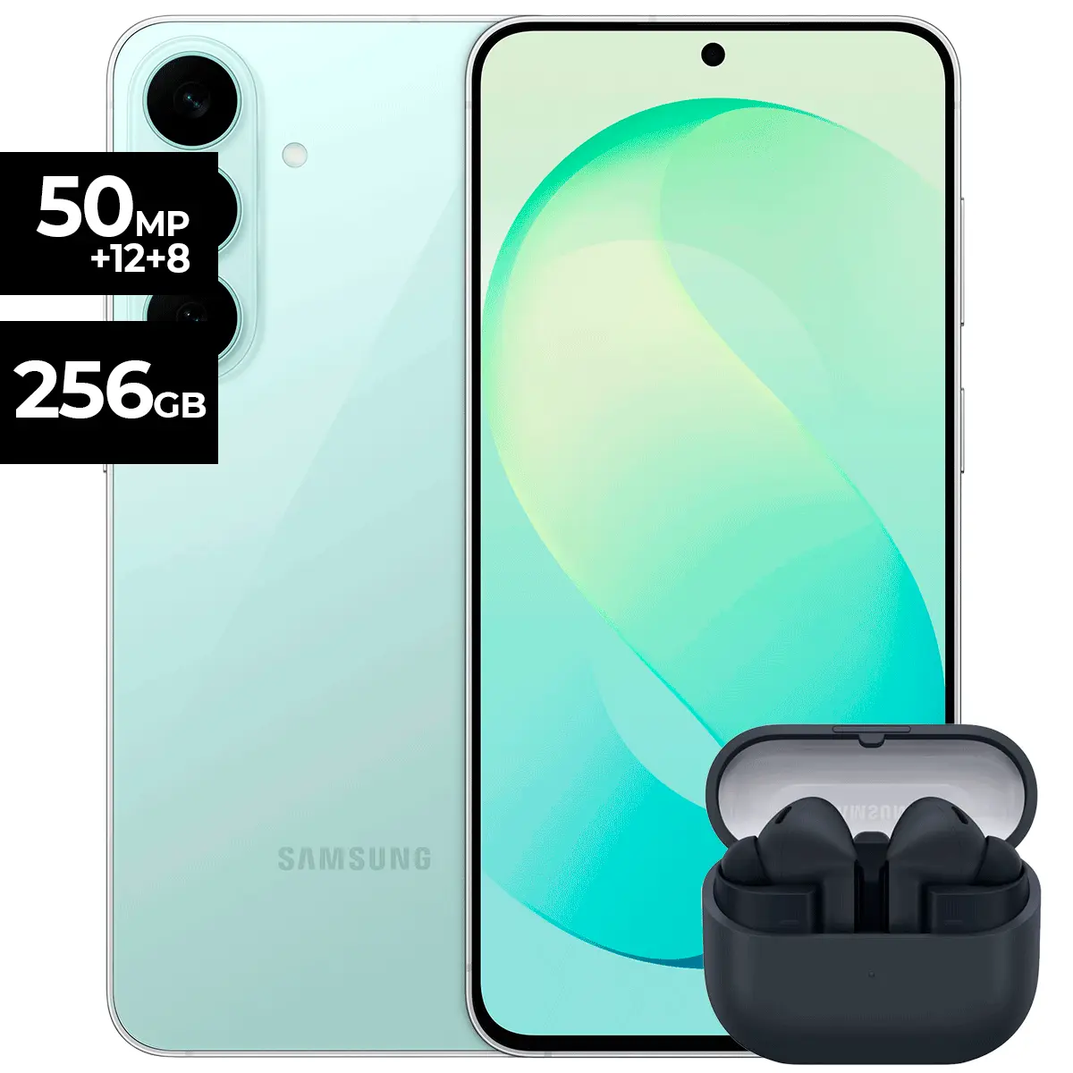 Celular 5G Samsung S26 FE Verde 8GB RAM 256GB + Buds 3 FE | Combo