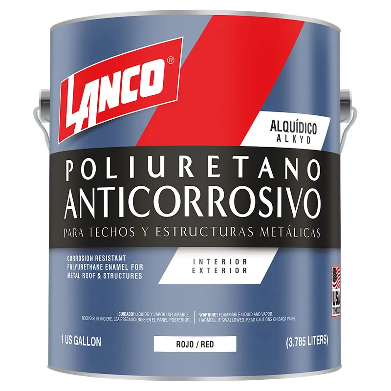 Anticorrosivo poliuretano rojo 1 gal Lanco