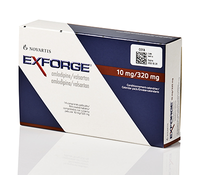 EXFORGE 10MG/320MG TABLETAS VIA ORAL X14