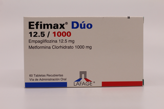 Efimax Duo 12.5/1000 mg 60 tabletas recubiertas