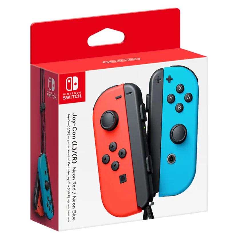Control Inalámbrico Nintendo Switch Joy-Con (L/R) | Color Rojo Neón / Azul Neón