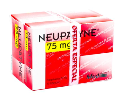 Neupatyne 75mg 30 capsulas
