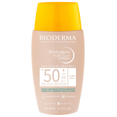Bioderma Photoderm Nude Touch Mineral SPF50+ Tono claro 40 ml