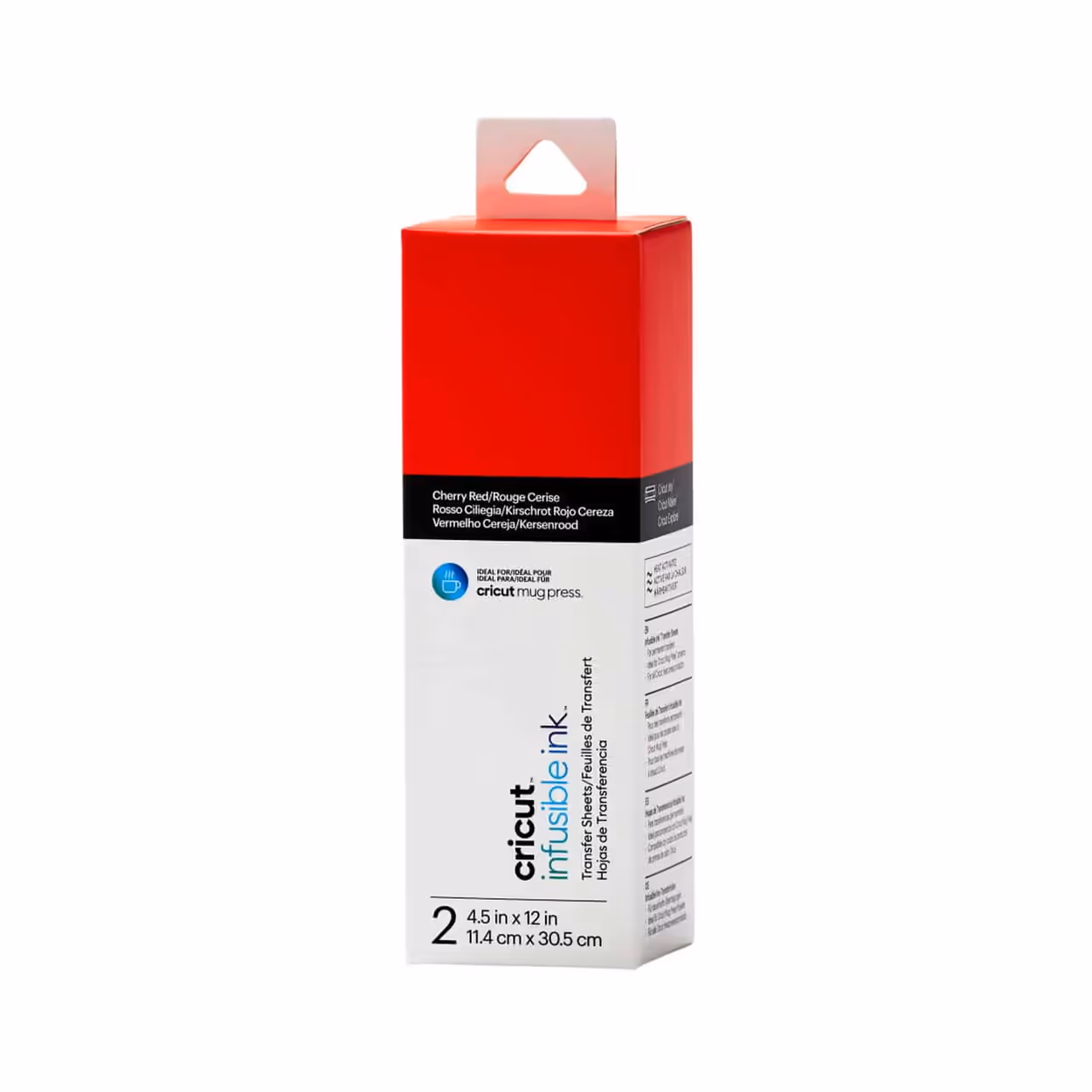 CRICUT HOJA DE TRANSFERENCIA INFUSUBLE INK – CHERRY – 2 HOJAS