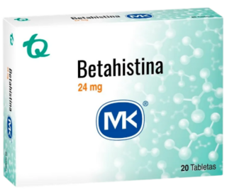 Betahistina MK 24 mg 20 tabletas