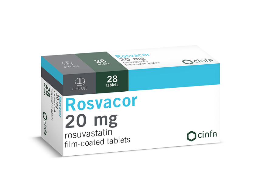 Rosvacor 20mg x28 Tabletas