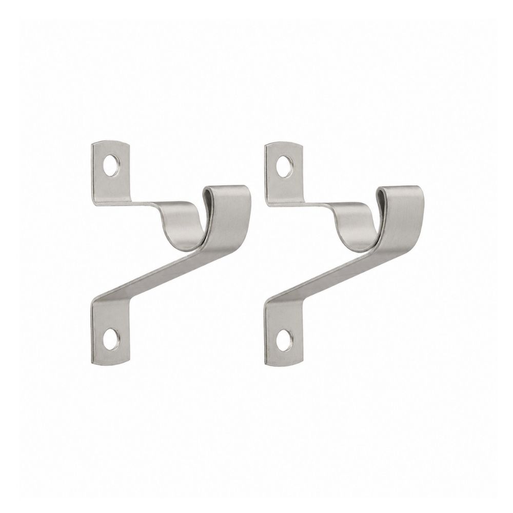 Soporte para cortinero ajustable 5-8 pulg niquel-satinado s-2