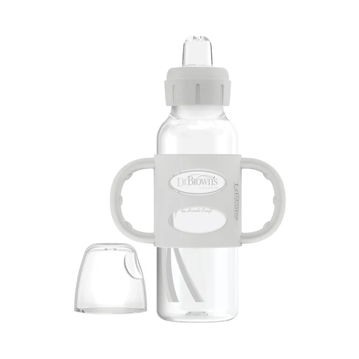 Chupón de transición cuello Angosto con boquilla y asas de silicona 8oz DrBrowns