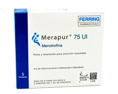 Merapur 5 ampollas 75 UI