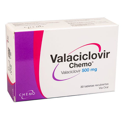 VALACICLOVIR TABLETAS 500 MG
