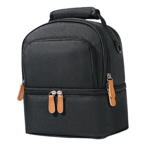 Bolso hielera 2 en 1 para transportar leche materna con doble compartimiento