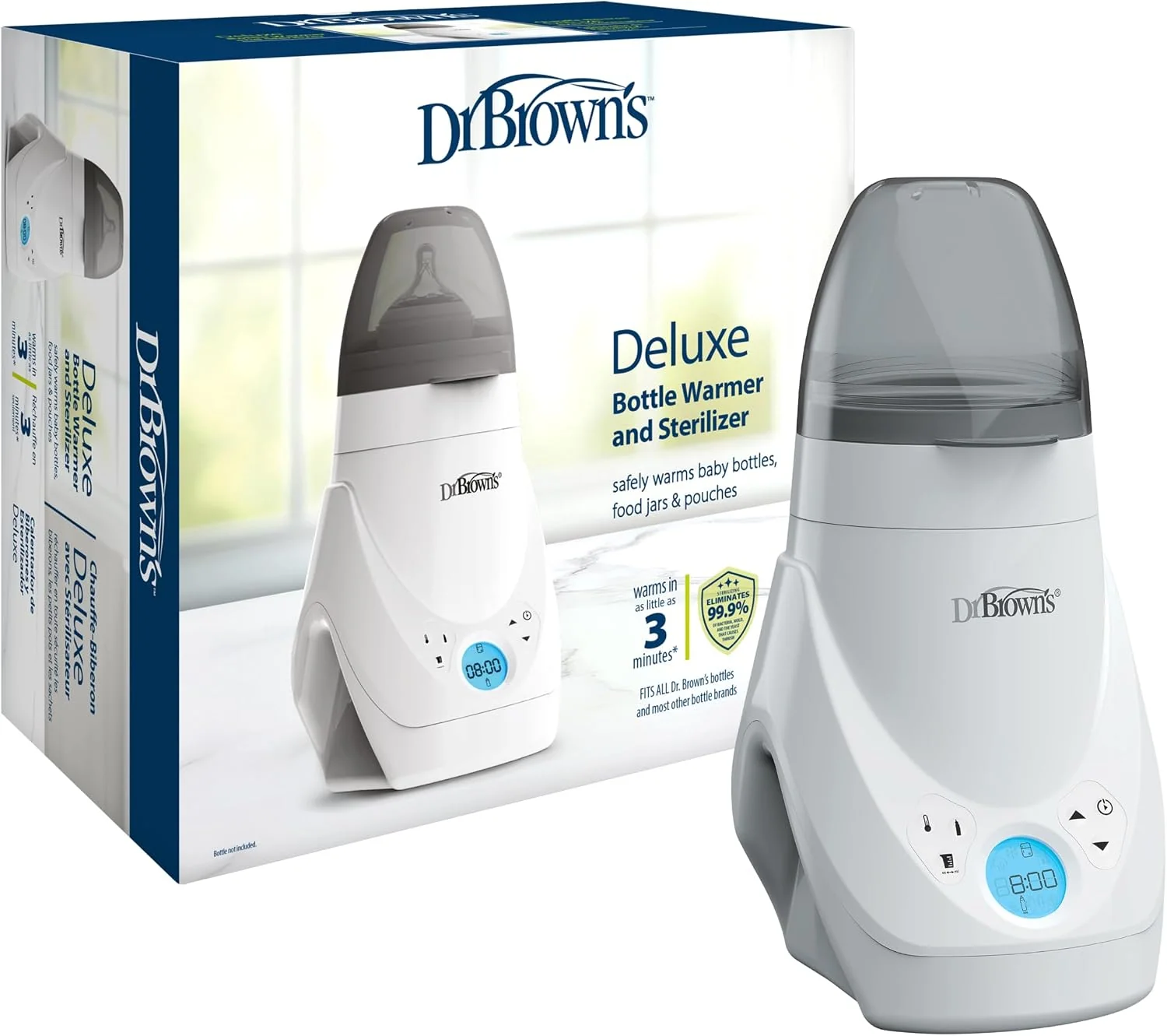 Calentador y estirilizador electrico para chupones y alimentos DrBrowns
