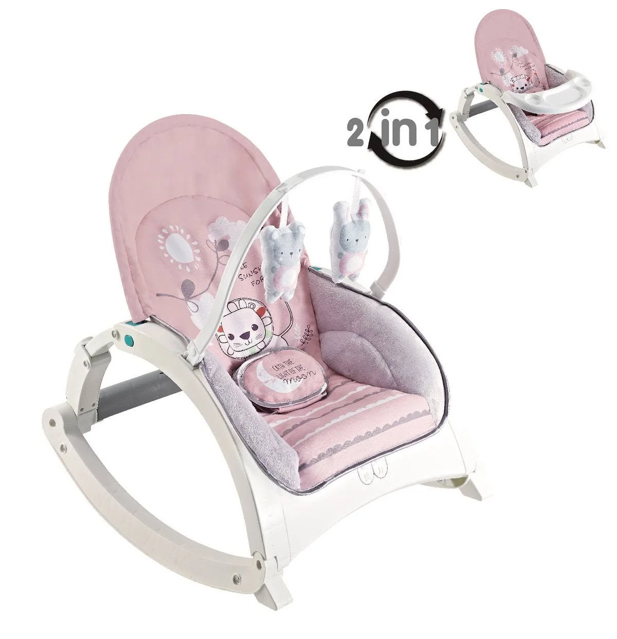 Silla Vibradora 2 en 1 para 0-18kg