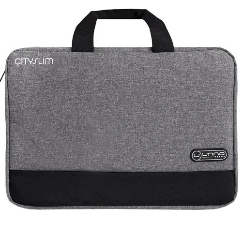 Unno Maletín para Laptop Tekno City Slim – Gris – 16″