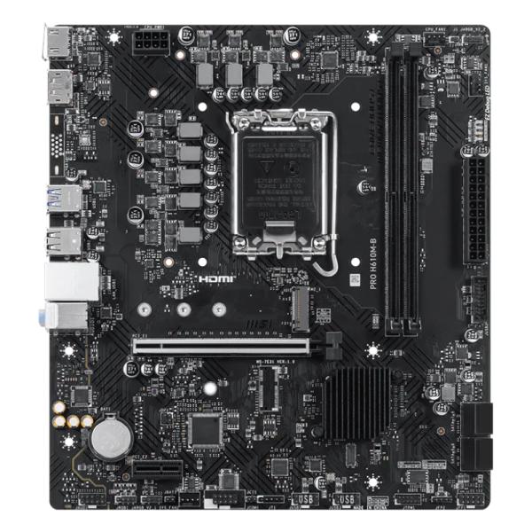 Tarjeta Madre MSI Pro H610M-B DDR5 LGA 1700 Micro ATX – Negro