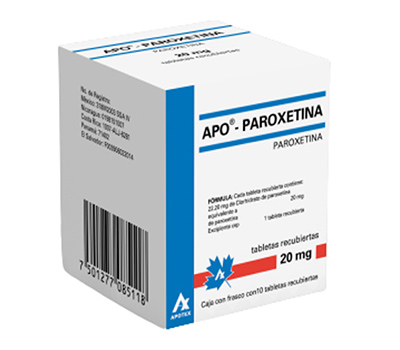 APO PAROXETINA TAB 20MB X30