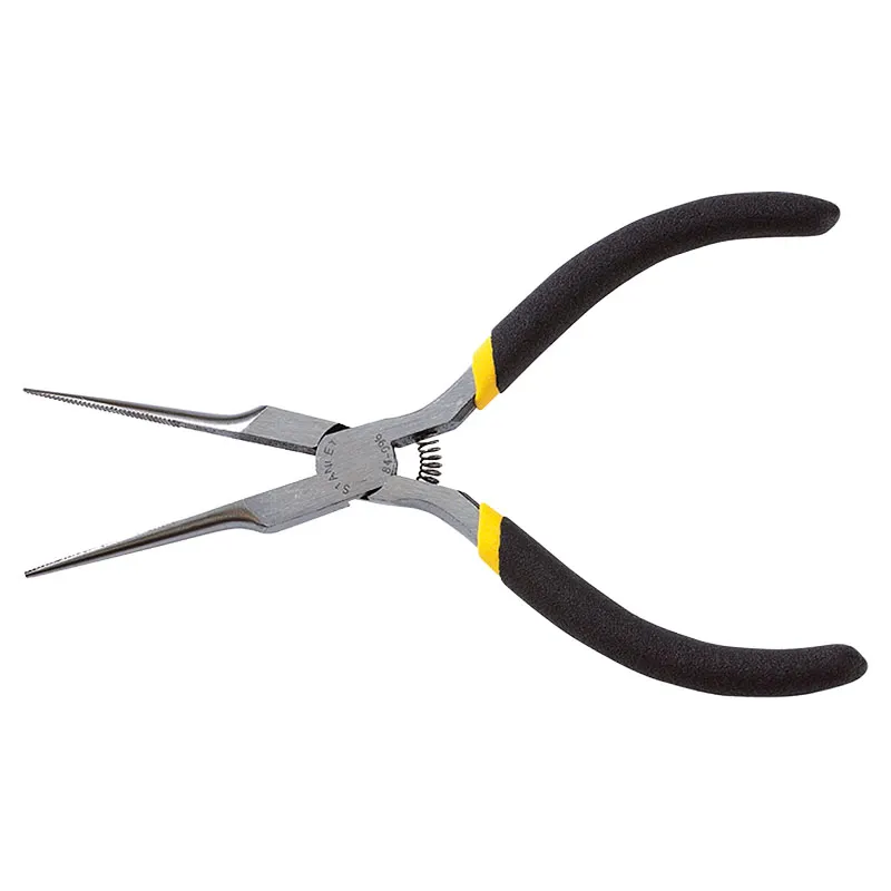 Alicate punta fina 5" mango plástico Stanley