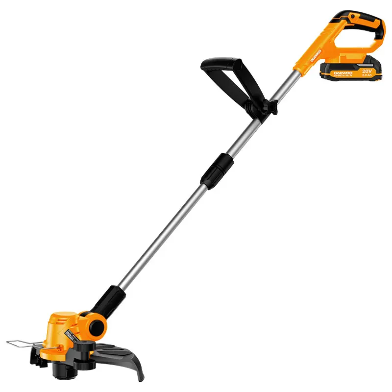 Orilladora inalámbrica 10" 20 V Daewoo incluye 1 bateria 2.0 Ah y cargador