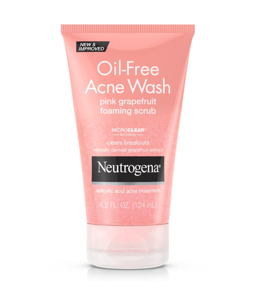 Neutrogena Oil-Free acné wash Foamming scrub toronja 124ml