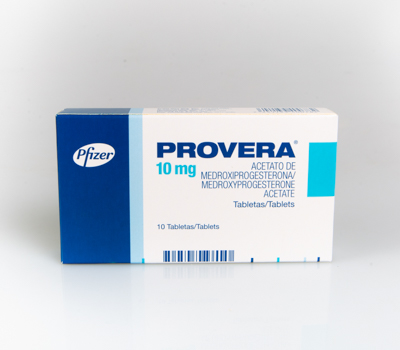 PROVERA 10 MG TABLETAS VIA ORAL