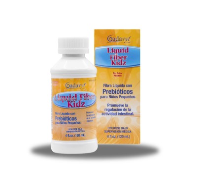 GADAVYT LIQUID FIBER KIDZ CON PREBIÓTICOS SOLUCIÓN ORAL 120 ML