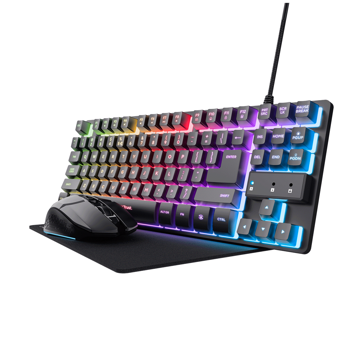 Teclado | Mouse | Mouse Pad Trust | Combo